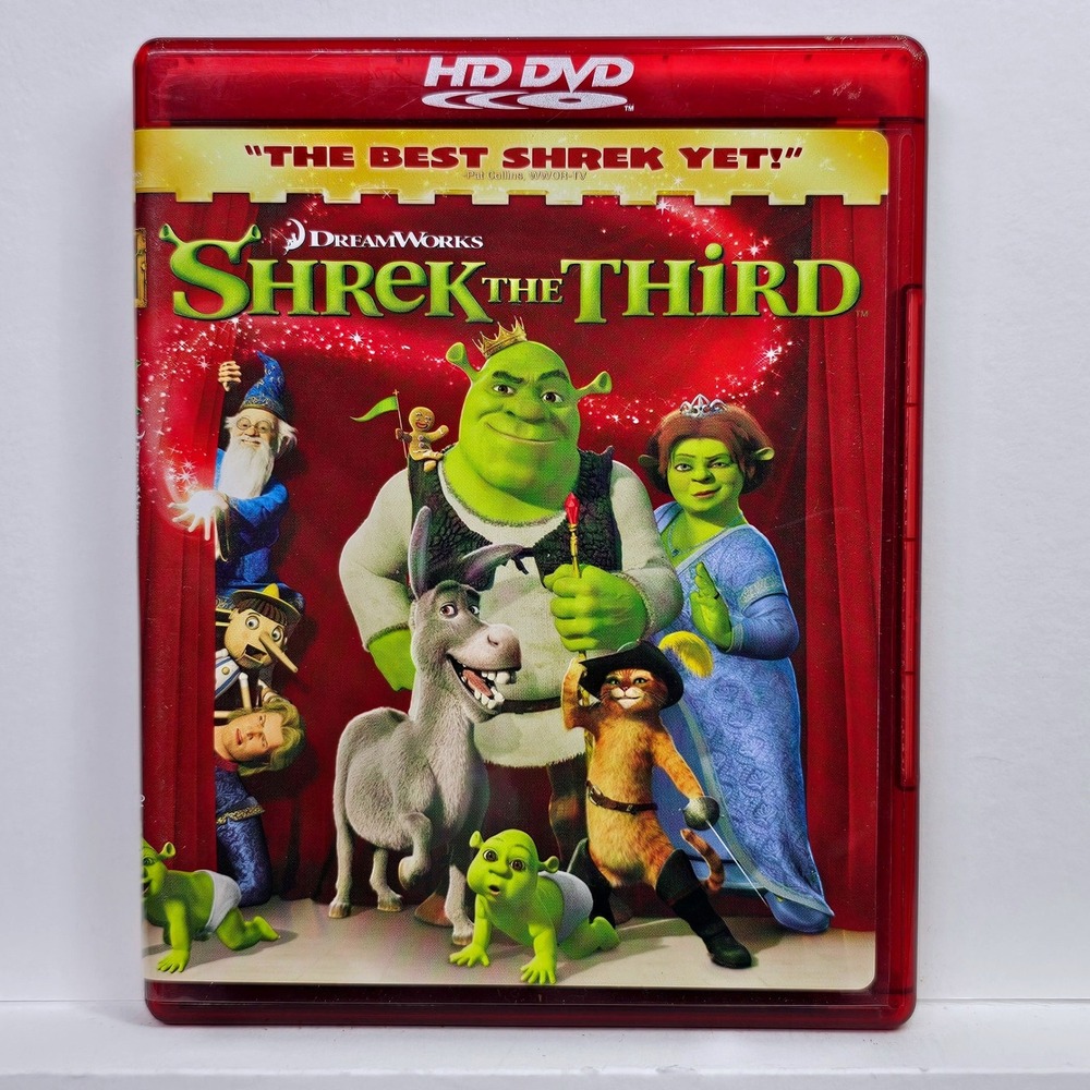 DreamWorks Shrek the Third HD DVD Movie Disc Animated‎ Family Comedy Mike Myers